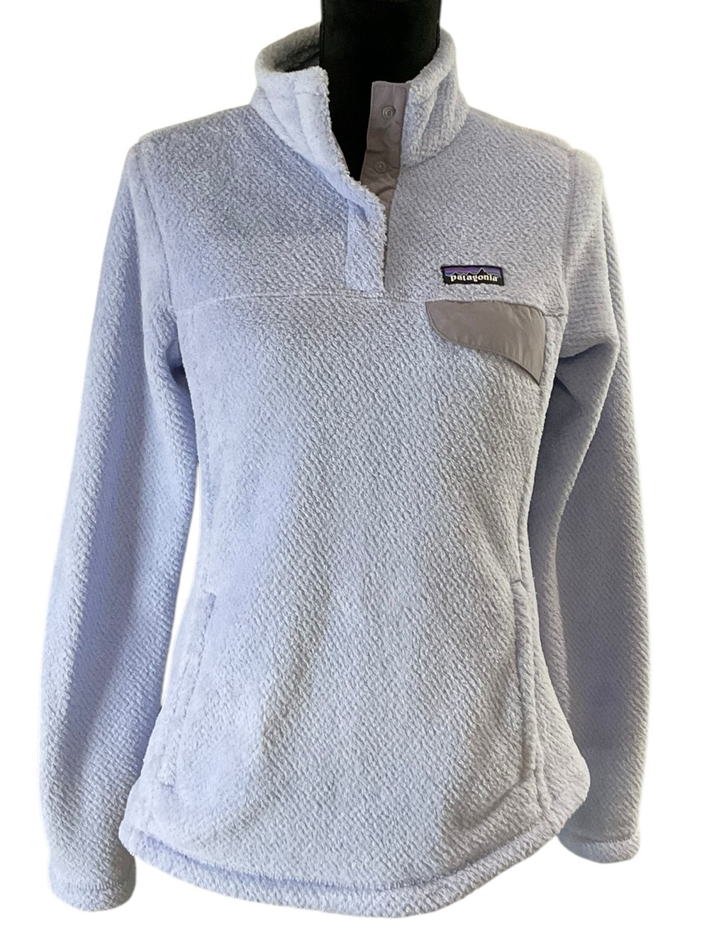 Patagonia Re Tool Snap T Light Pullover Size Medium Periwinkle